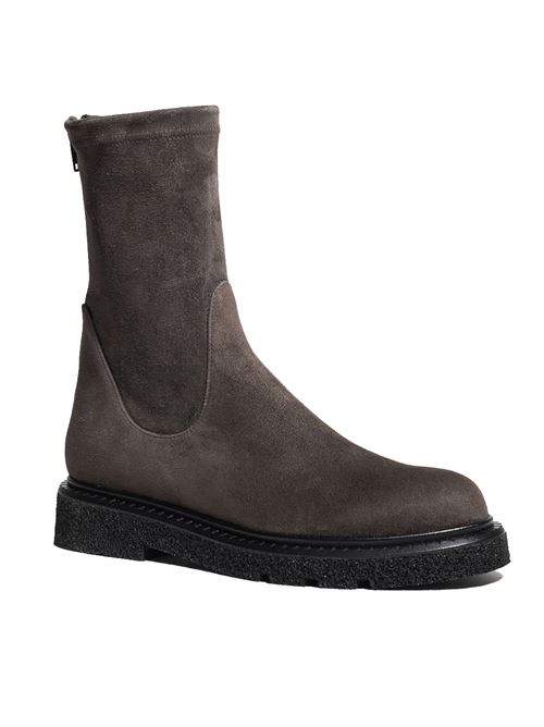 Suede ankle boot with zip GUGLIELMO ROTTA | KRISALYNCAMOSCIOGRAPHITE